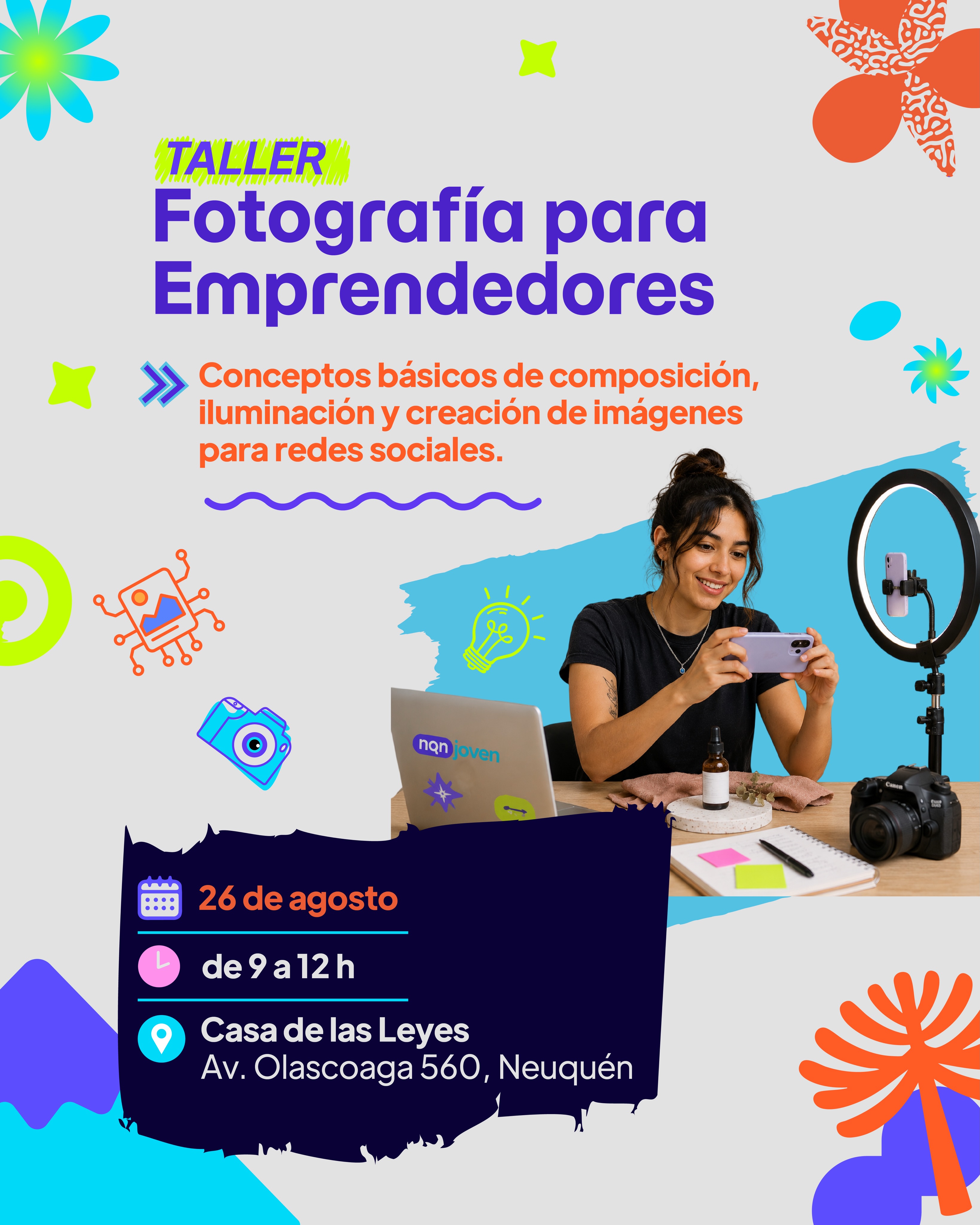 Taller: Fotografía para emprendedores